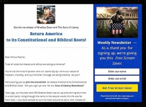 Bradlee Dean newsletter
